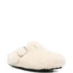 Mules boston in shearling in bianco Birkenstock 1774 - donna 