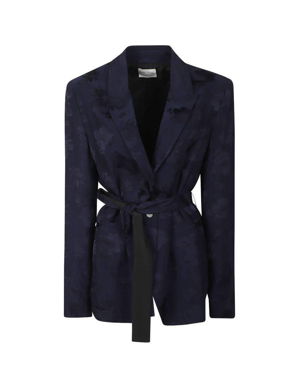 Giacca jacquard in blu Forte Forte - donna 