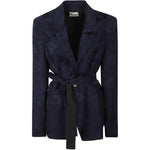 Giacca jacquard in blu Forte Forte - donna 