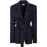 Giacca jacquard in blu Forte Forte - donna 