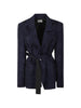 Giacca jacquard in blu Forte Forte - donna