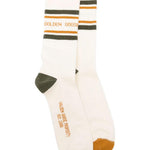 Calzini con dettaglio a righe in bianco Golden goose - unisex 