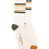 Calzini con dettaglio a righe in bianco Golden goose - unisex 