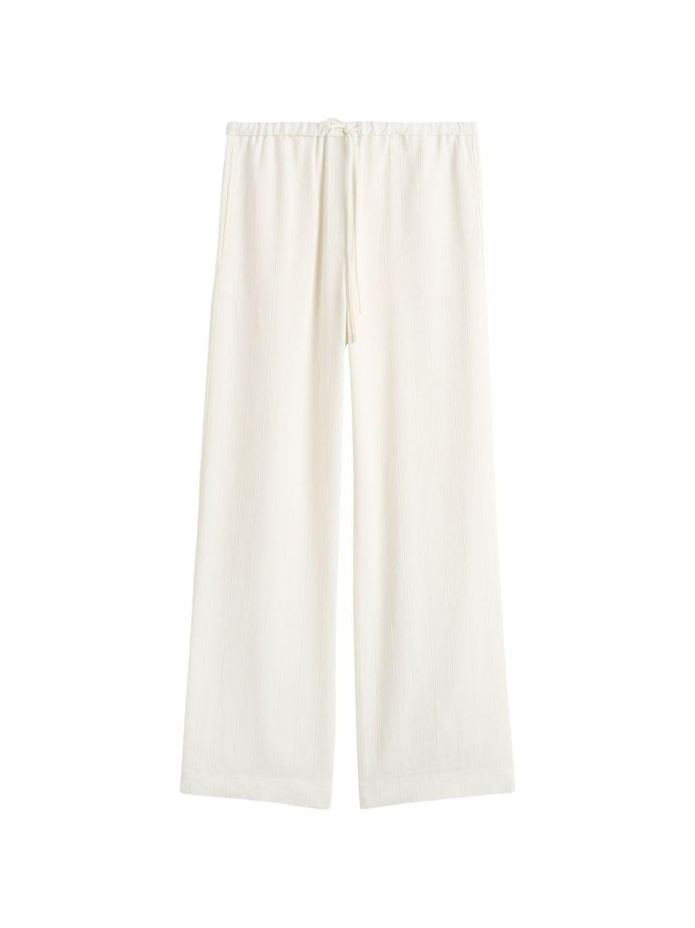 Pantaloni con coulisse in beige Toteme - donna 