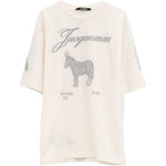 T-shirt le âne asino-jacquard in bianco Jacquemus - uomo 