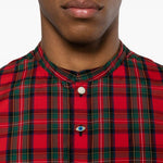 Camicia a quadri in rosso Undercover - uomo 