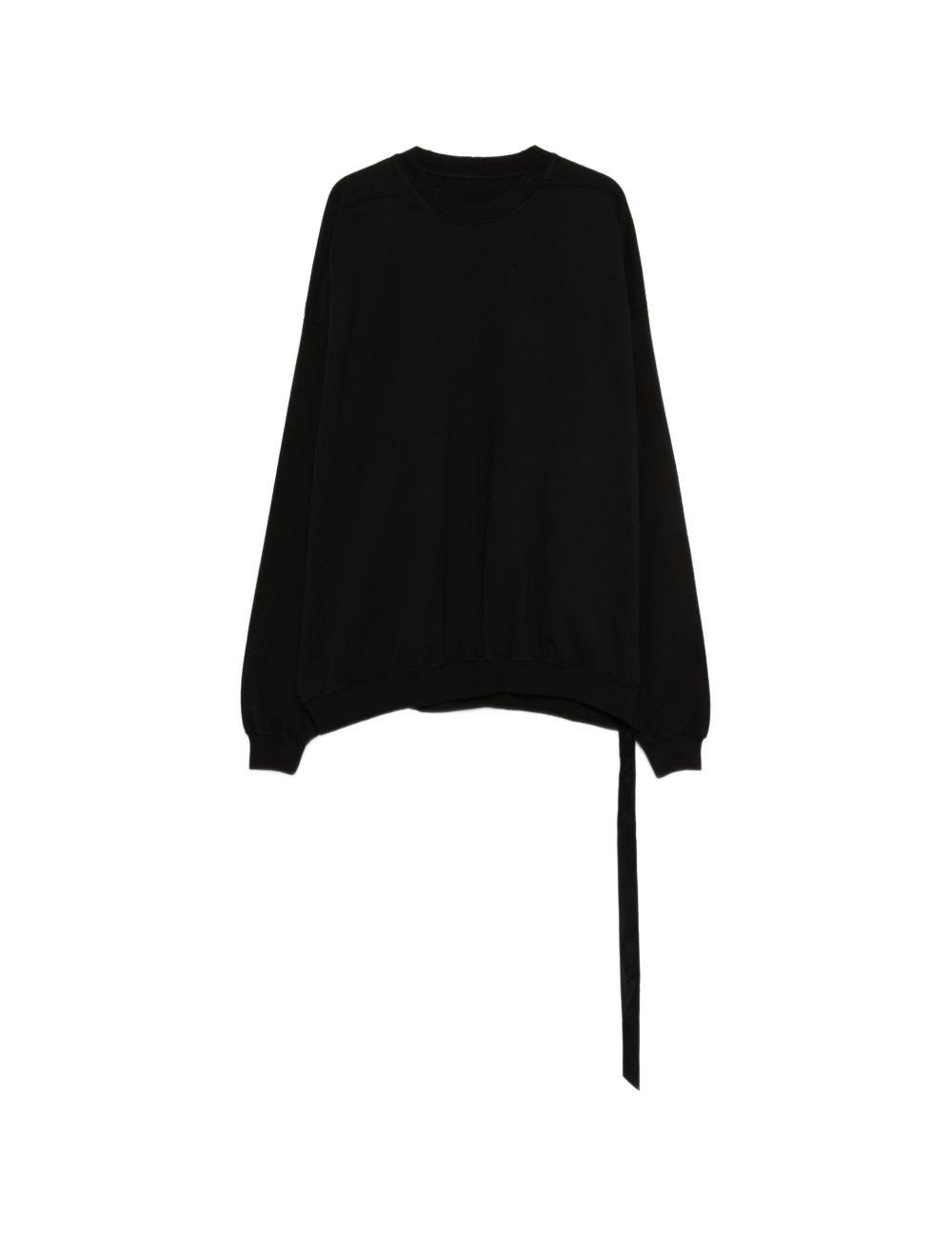 Felpa hun in nero Rick owens drkshdw - uomo 