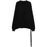 Felpa hun in nero Rick owens drkshdw - uomo 