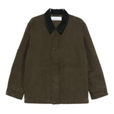 Giacca con colletto a contrasto in verde Oamc peacemaker - men 