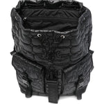 Zaino Trapuntato re-tech in nero Ganni - donna 