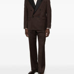 Completo doppiopetto in marrone Lardini - uomo 