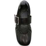 Ballerine Rosalind in pelle in nero 
