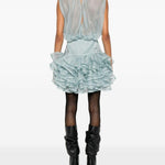 Miniabito con ruches in blu Viktor&rolf - donna 