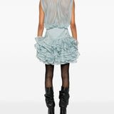 Miniabito con ruches in blu Viktor&rolf - donna 