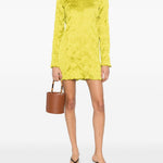 Abito mini kona in verde acido staud - donna 