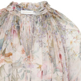 Blusa Rebellion con stampa in avorio Zimmermann - donna 