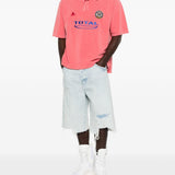 Polo con logo in rosa Martine rose - uomo 