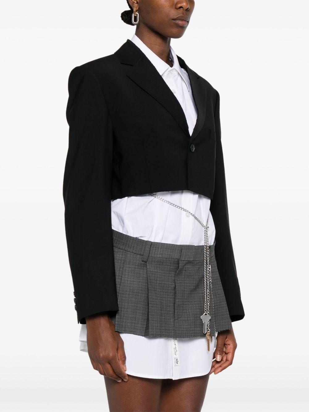 Giacca crop in nero Alexander wang - donna 