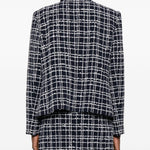 Giacca con frange in blu Thelaurent - donna 