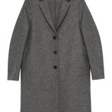 Cappotto monopetto in grigio Harris wharf london - donna 