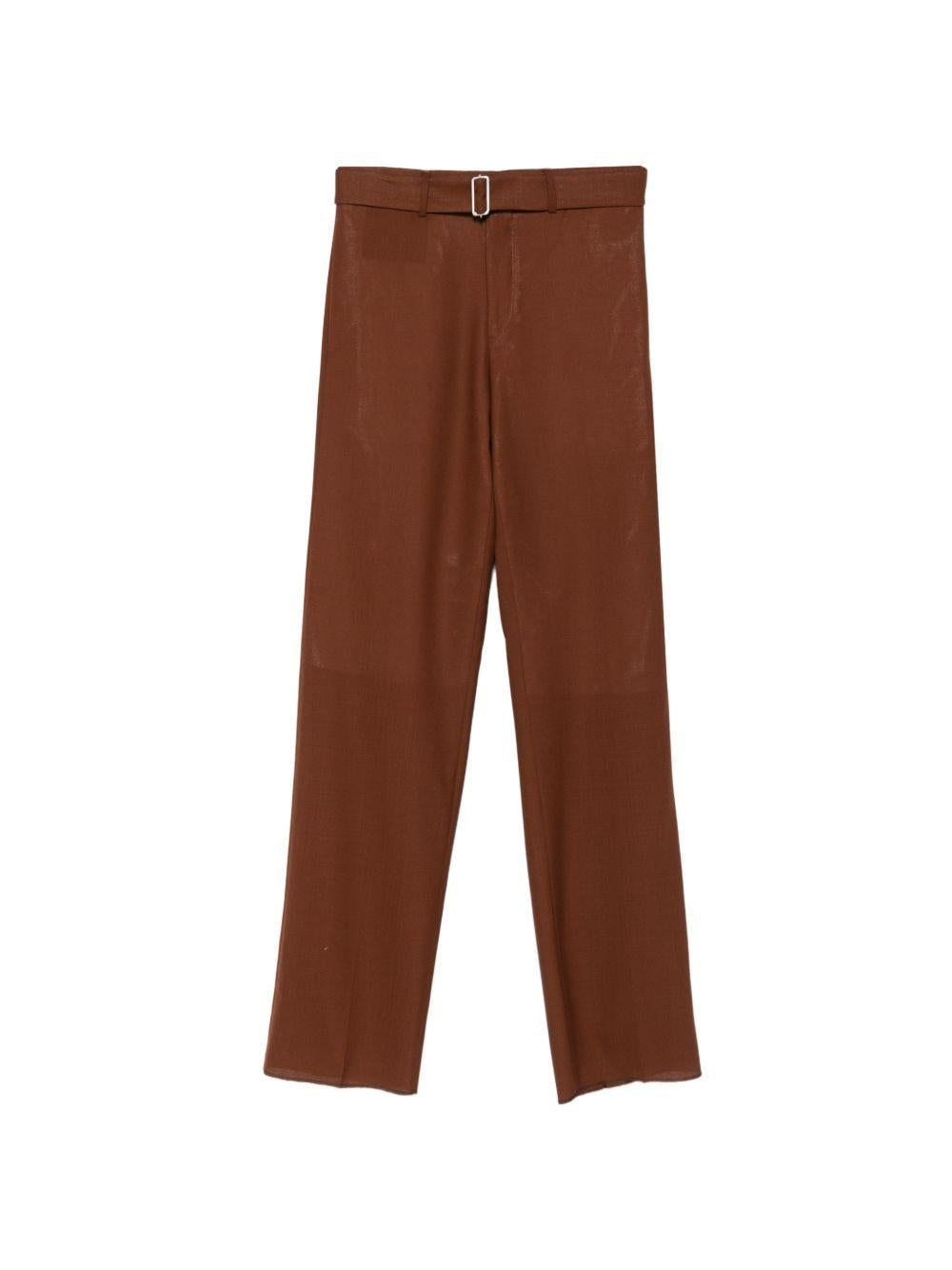 Pantaloni con cintura in marrone Lardini - uomo 