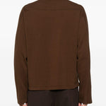 Felpa a manica lunga in marrone Entire studios - unisex 