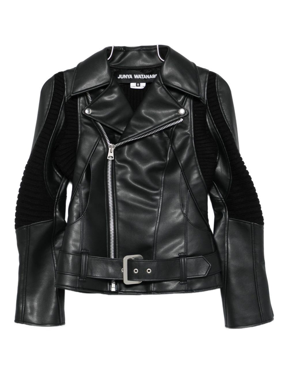 Giacca in eco-pelle in nero Junya watanabe - donna 