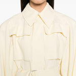 Giacca safari con cintura in giallo Wardrobe.Nyc - donna 