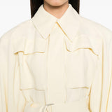 Giacca safari con cintura in giallo Wardrobe.Nyc - donna 