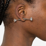 Orecchino diamant in argento Panconesi - unisex 