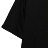 T-shirt girocollo in nero Kangra - uomo 