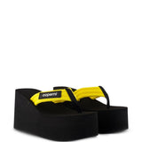 Sandali con applicazione in nero e giallo Coperni - donna 