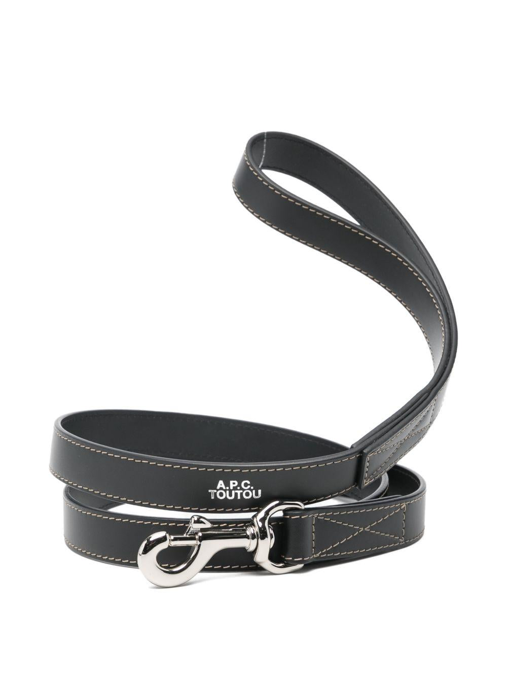 Guinzaglio per cani Toutou in nero A.P.C. - cani 