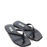 Sandali infradito in marrone cocco toteme - donna 