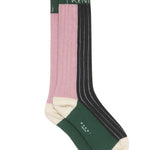 Calzini al ginocchio con design a coste in rosa Marni - donna 