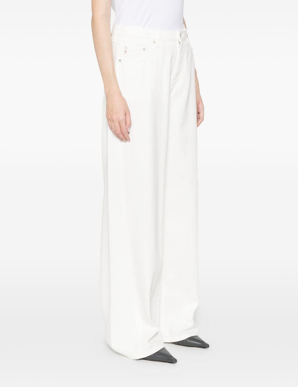 Jeans con logo Helsinki in bianco Ag jeans - donna 
