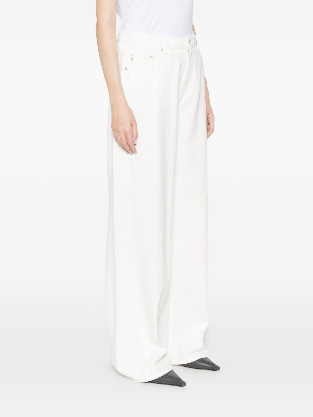 Jeans con logo Helsinki in bianco Ag jeans - donna 