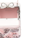 Borsa a mano con decorazione in avorio Self-Portrait - donna 