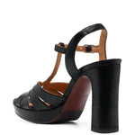 Sandali in pelle cafra in nero Chie mihara - donna 
