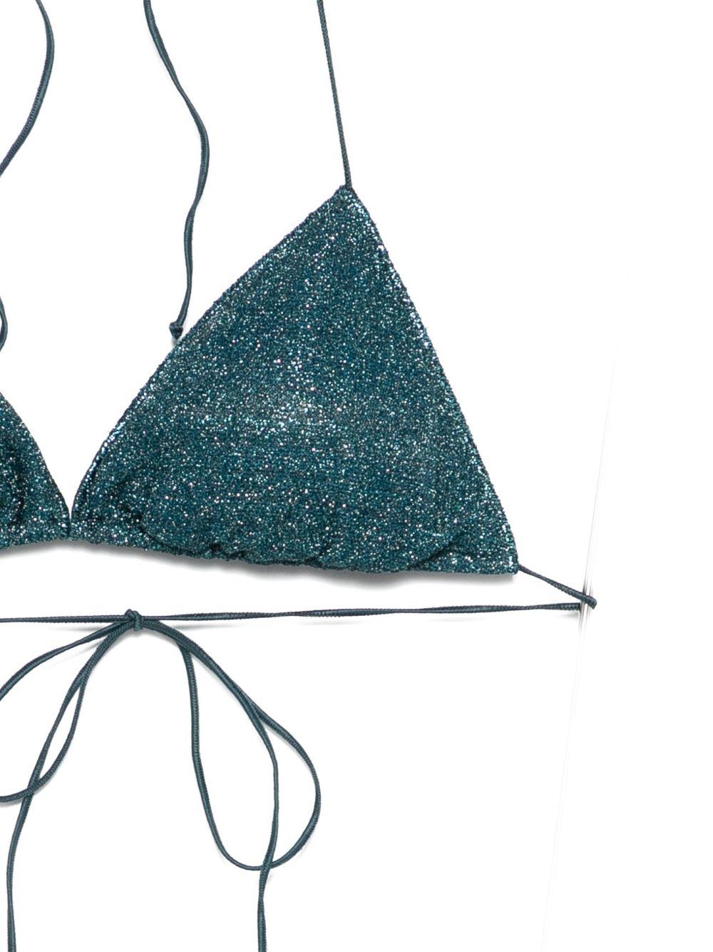 Bikini a triangolo in blu Oséree - donna 