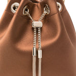 Borsa Bon Bon in marrone e oro Jimmy choo - donna 