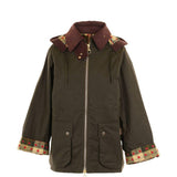 Giacca con cappuccio in verde Barbour x Paul Smith - donna 