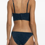 Top in denim con logo sheila-dnm i blu Diesel - donna 