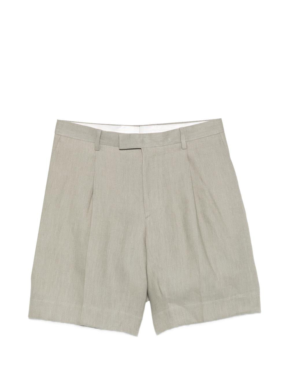 Shorts Paramis con pieghe in grigio Lardini - uomo 