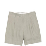 Shorts Paramis con pieghe in grigio Lardini - uomo 