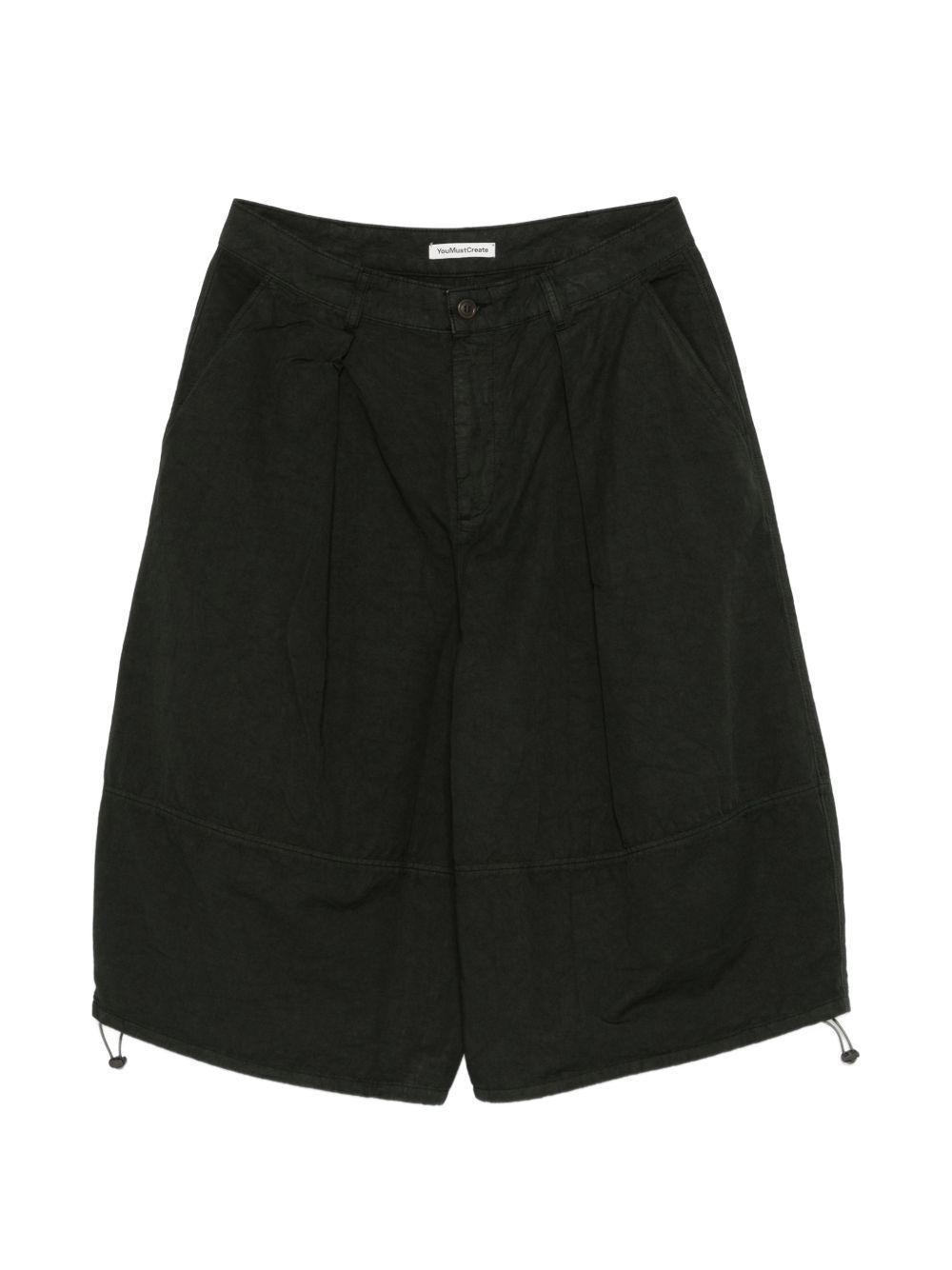 Pantaloncini plissettati in verde Ymc - uomo 