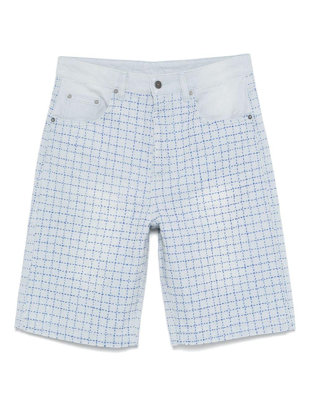Bermuda in denim azzurro Glass Cypress - uomo 