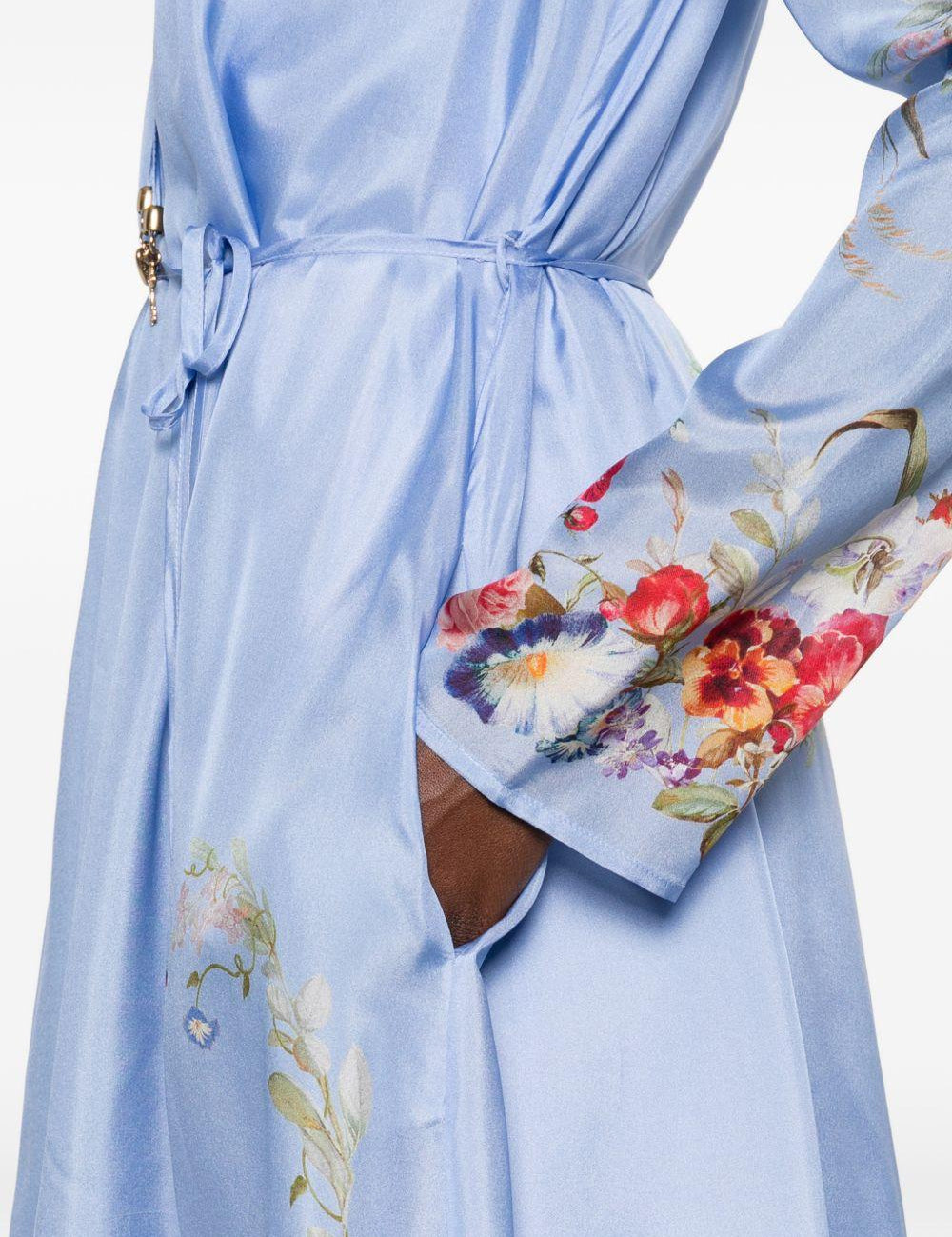 Abito lungo Patience in azzurro ZIMMERMANN - donna 