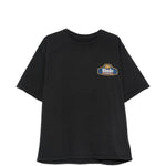 T-shirt con stampa del logo in nero Rhude - uomo 
