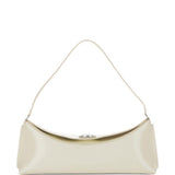 Borsa la ovalo clutch in avorio Jacquemus - donna 